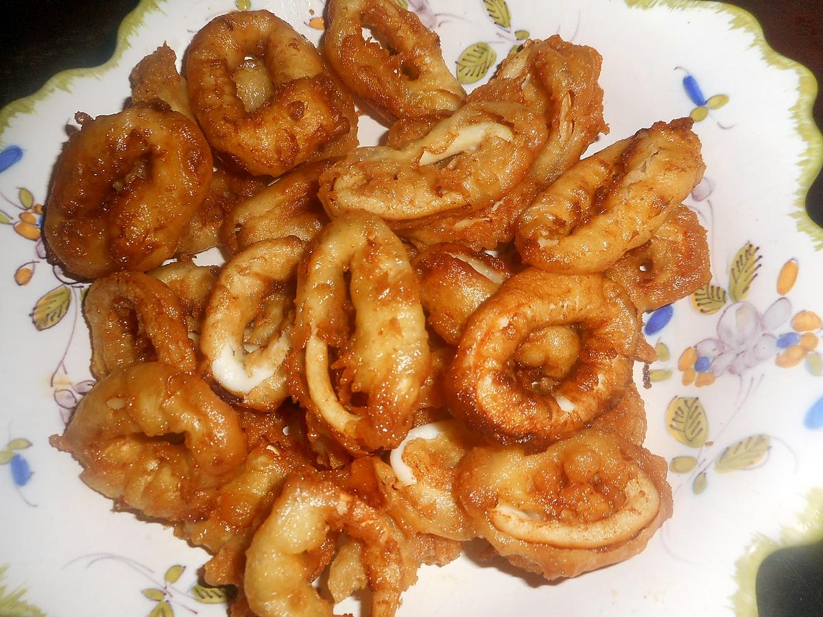 recette Beignets de calamars