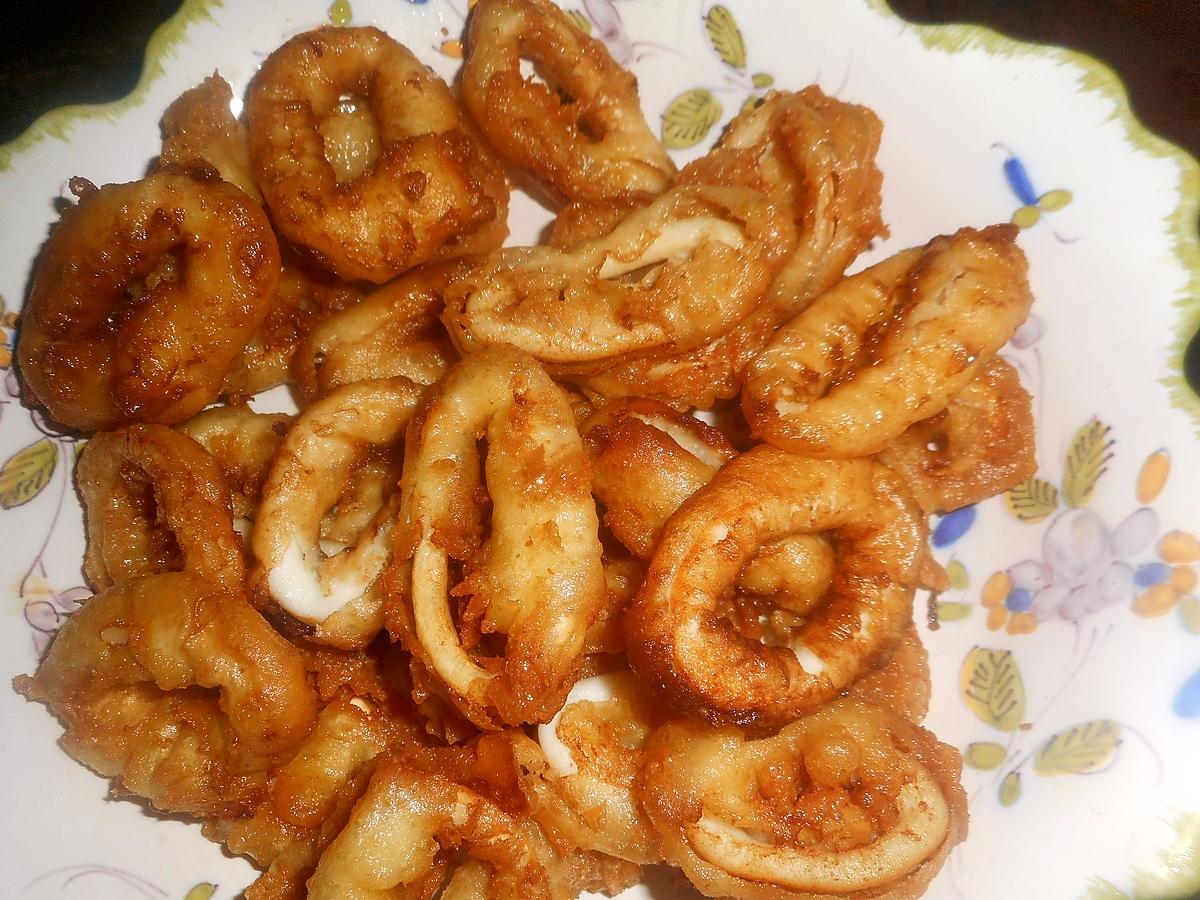 recette Beignets de calamars