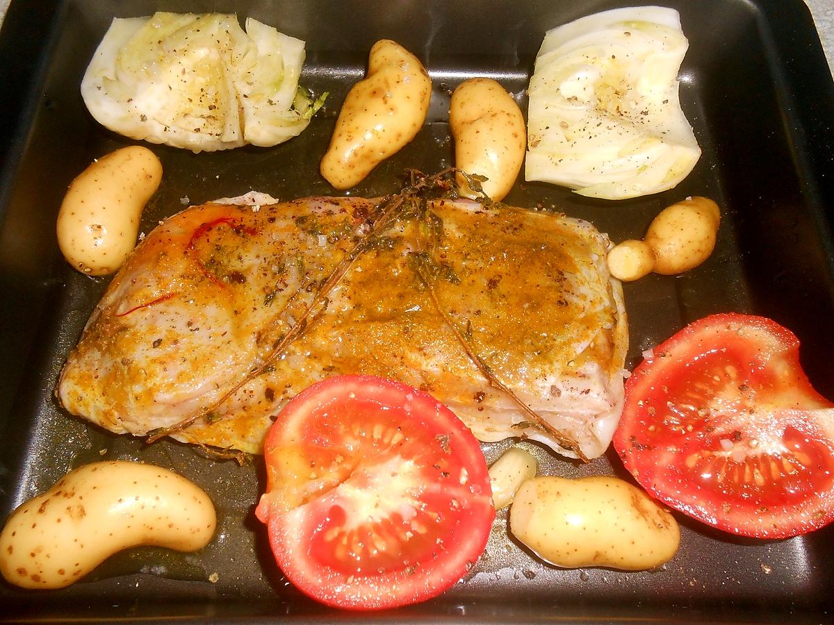 recette TRAVERS DE PORCELET AUX LEGUMES GRILLES