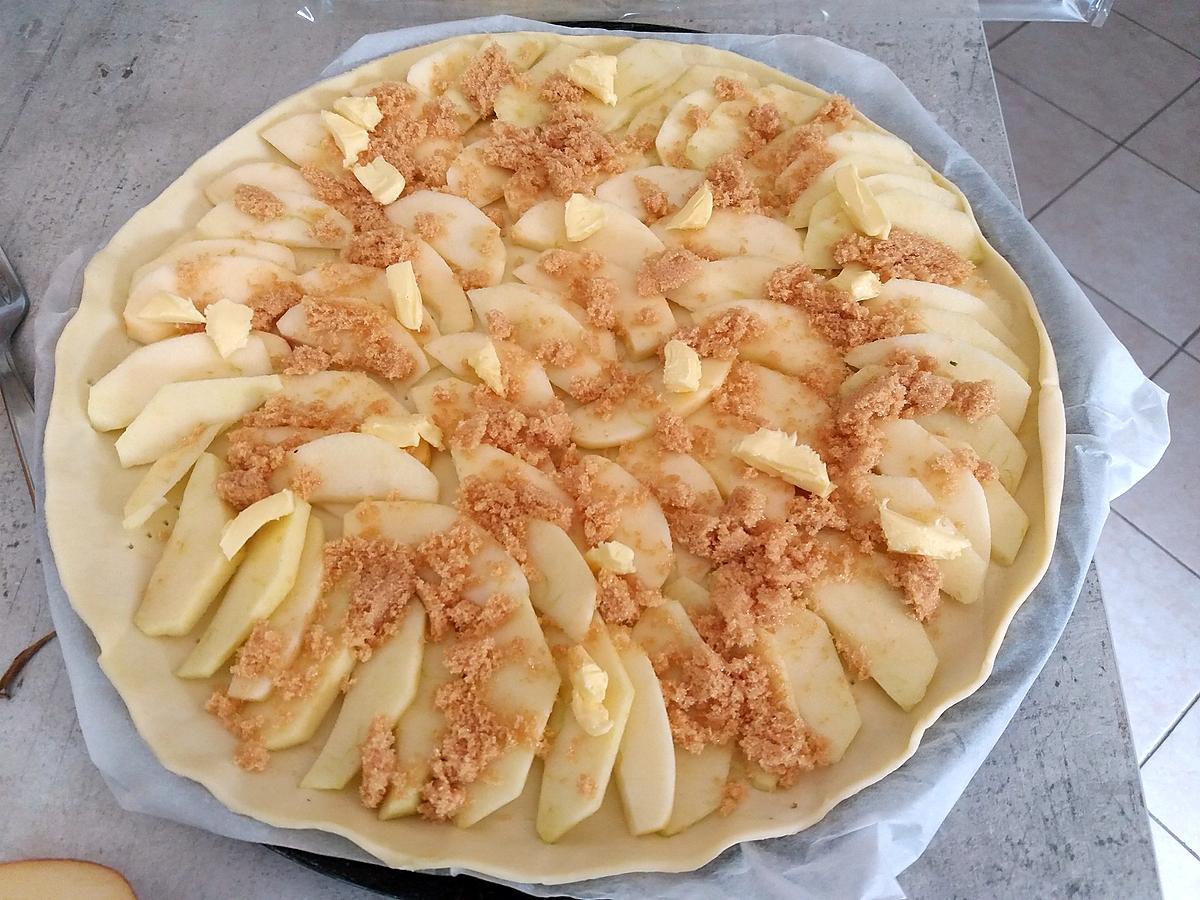 recette Tarte fine aux pommes