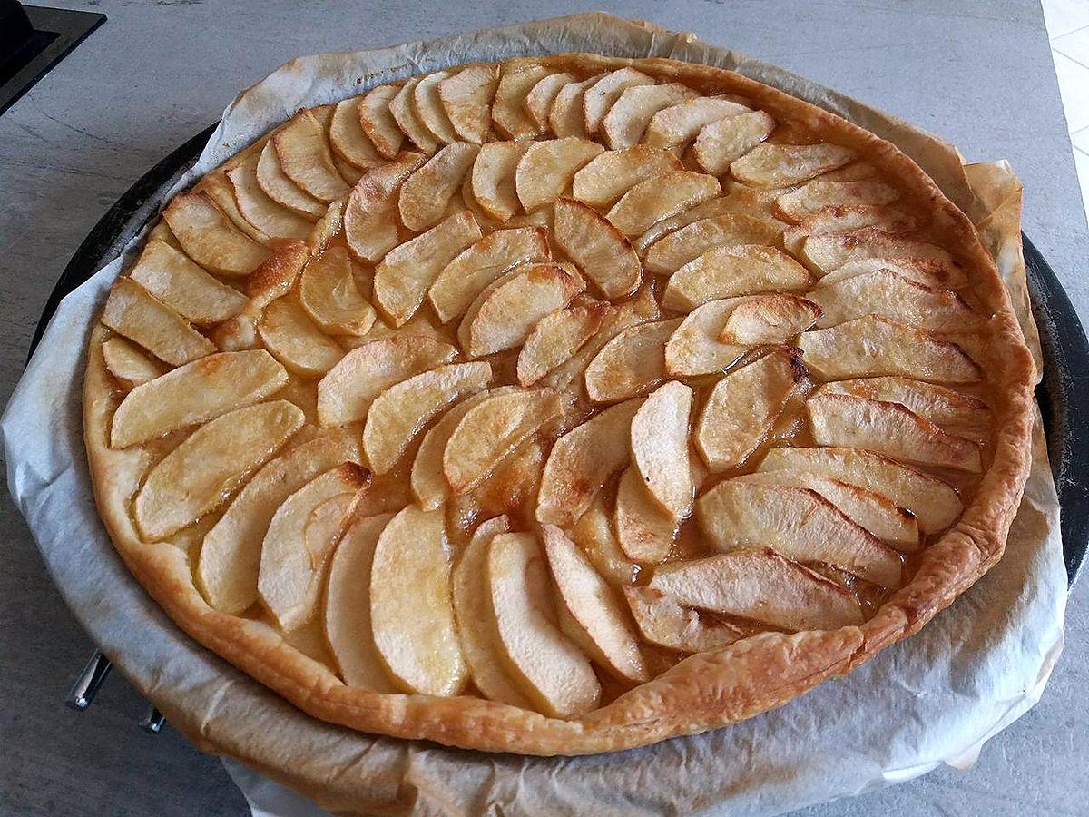 recette Tarte fine aux pommes