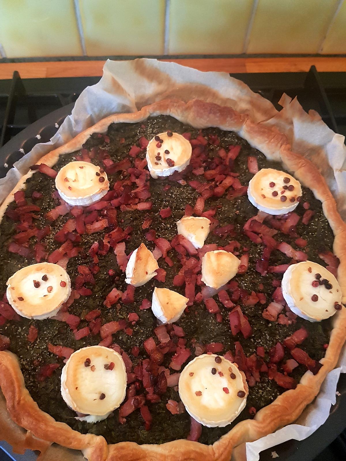 recette Tarte épinards chèvre