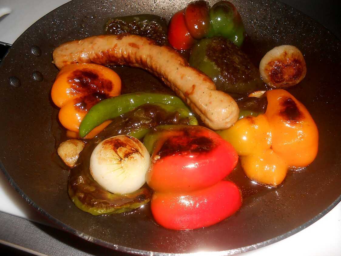 Recette de TRIO DE POIVRONS ET PETITS PIMENTS DOUX