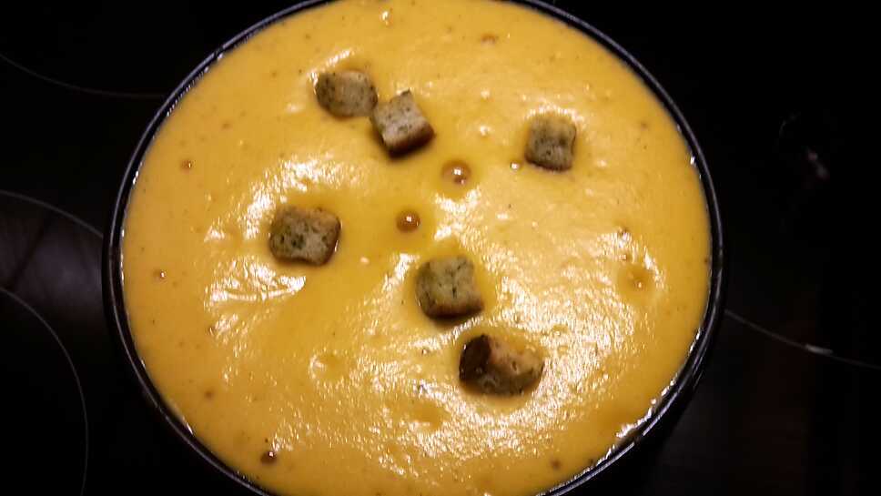 recette Soupe de butternut comme un nuage