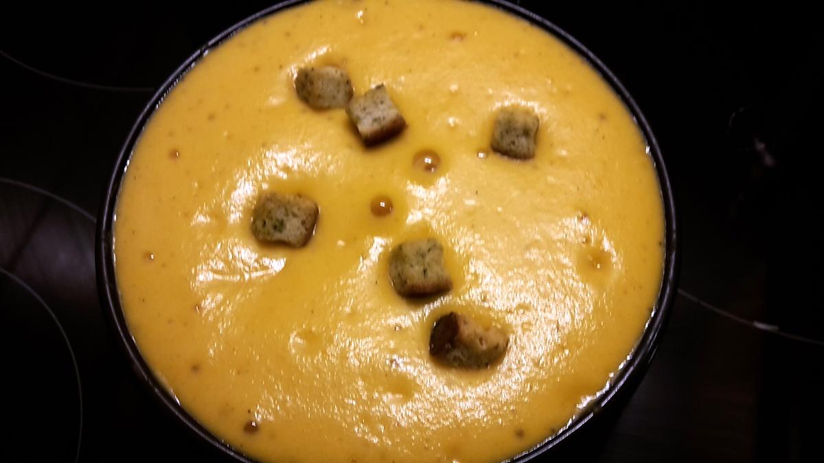 recette Soupe de butternut comme un nuage