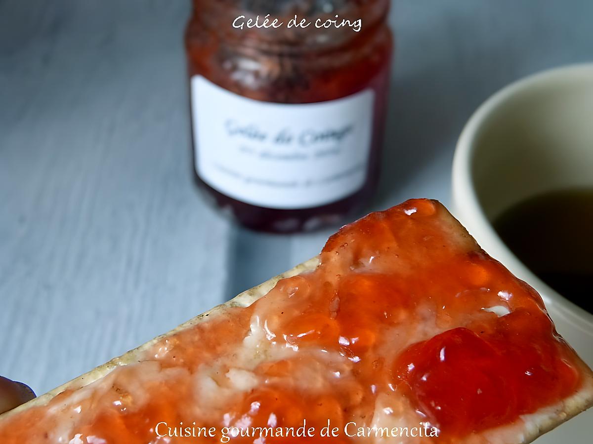 recette Gelée de coings