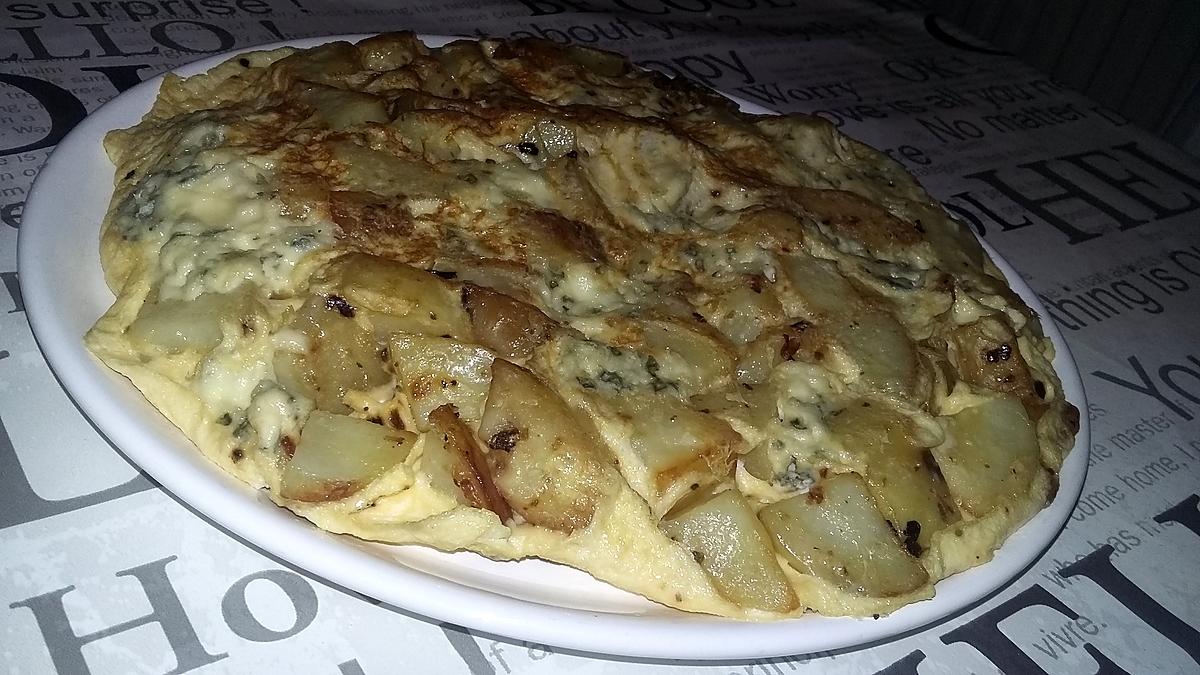 recette Tortilla au bleue