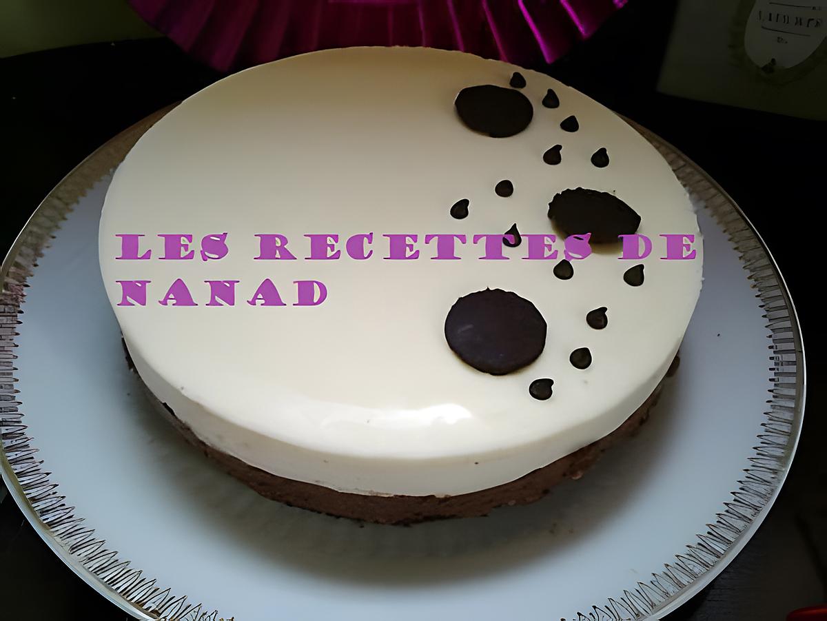 recette Entremet aux deux chocolats