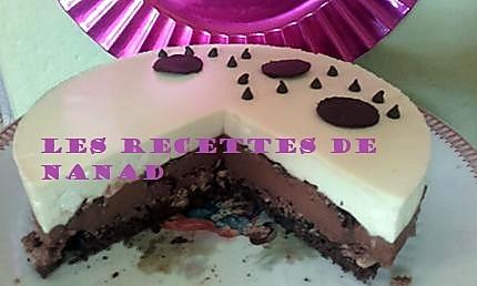 recette Entremet aux deux chocolats