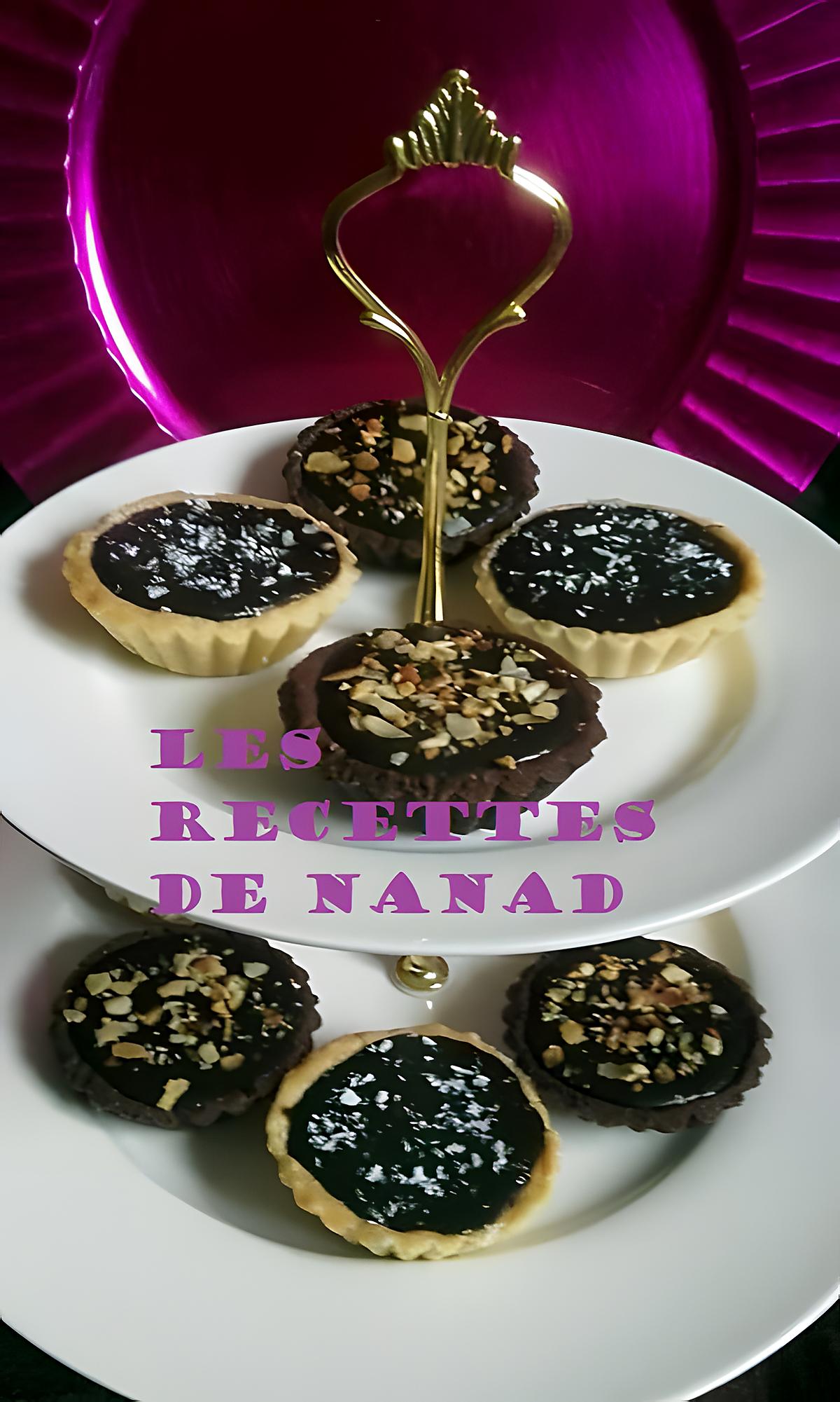 recette Tartelettes choco-coco & choco-confiture de fraises