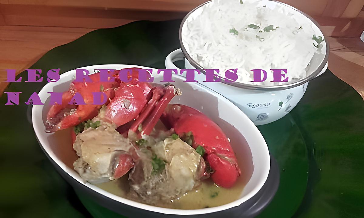 recette Crabe au coco