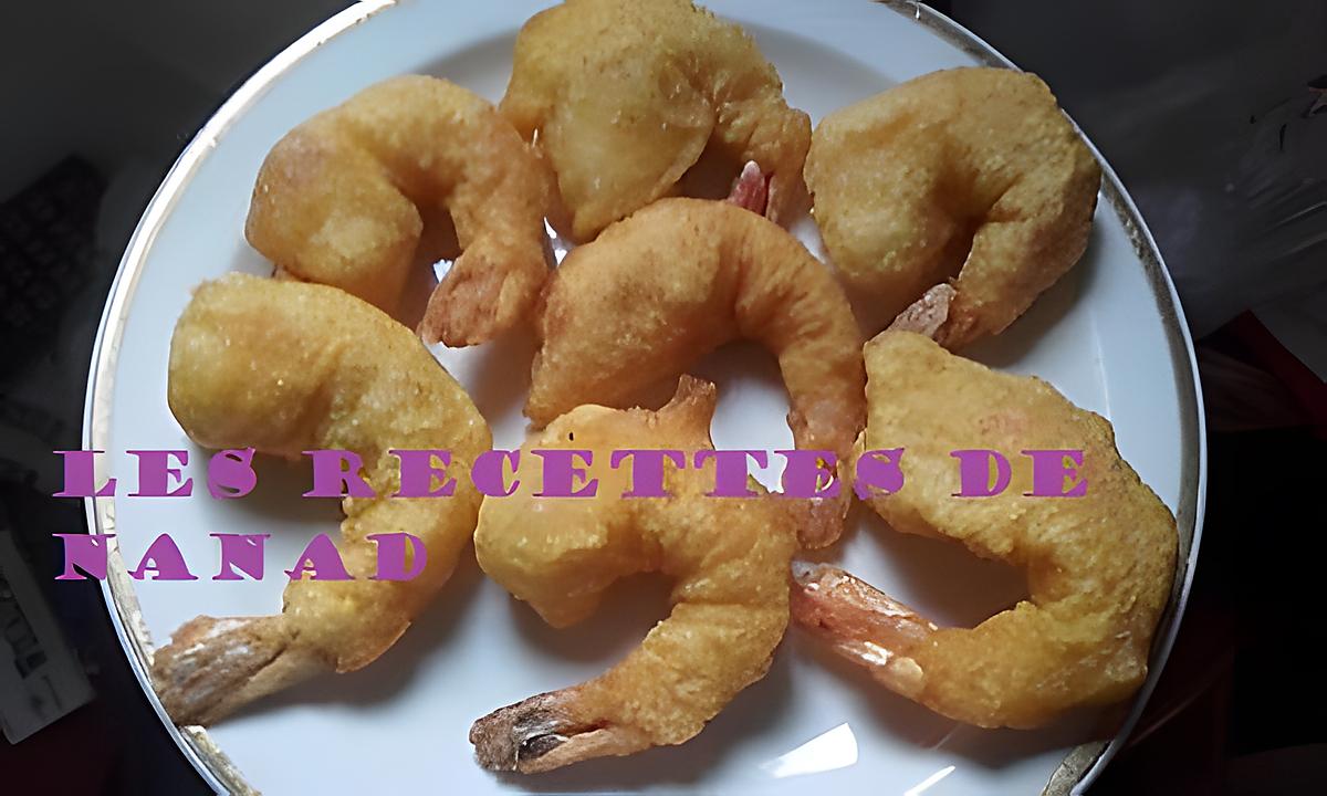 recette Beignets de crevettes