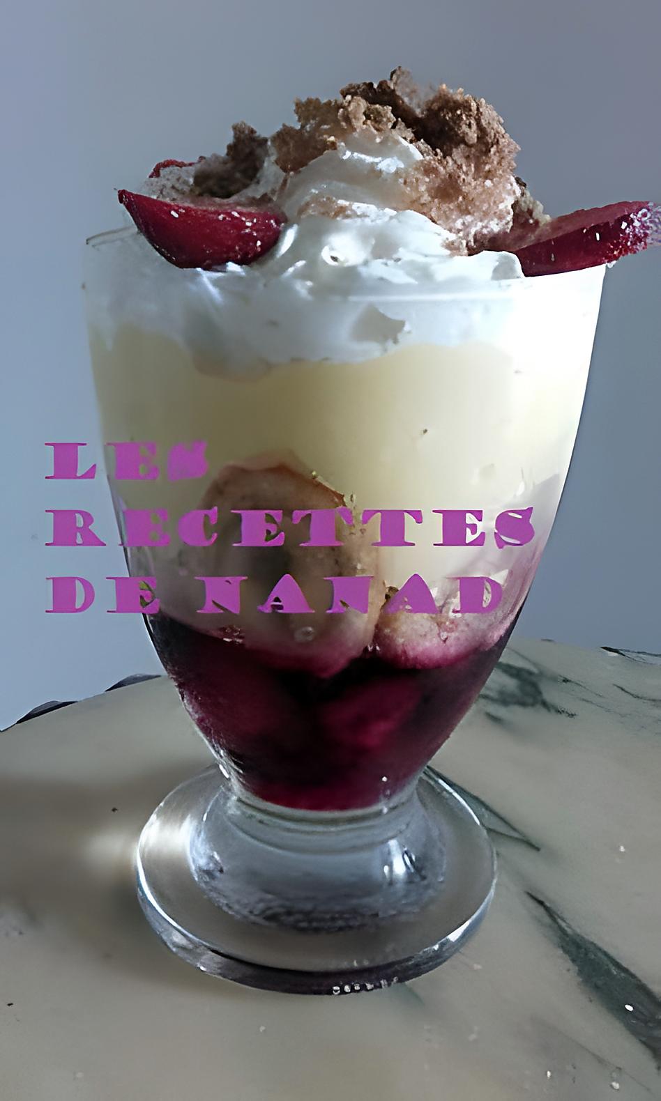 recette Trifle fruits rouges