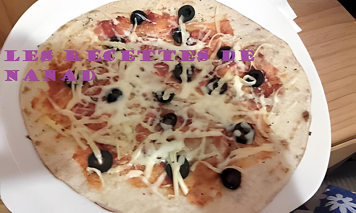 recette Tortilla-pizza