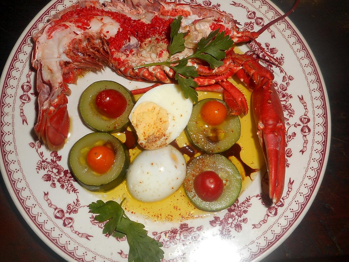 recette Homard a la vinaigrette