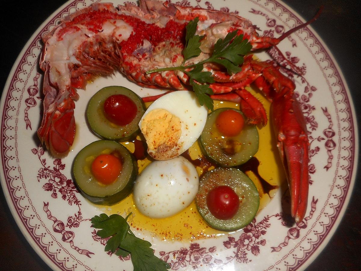 recette Homard a la vinaigrette