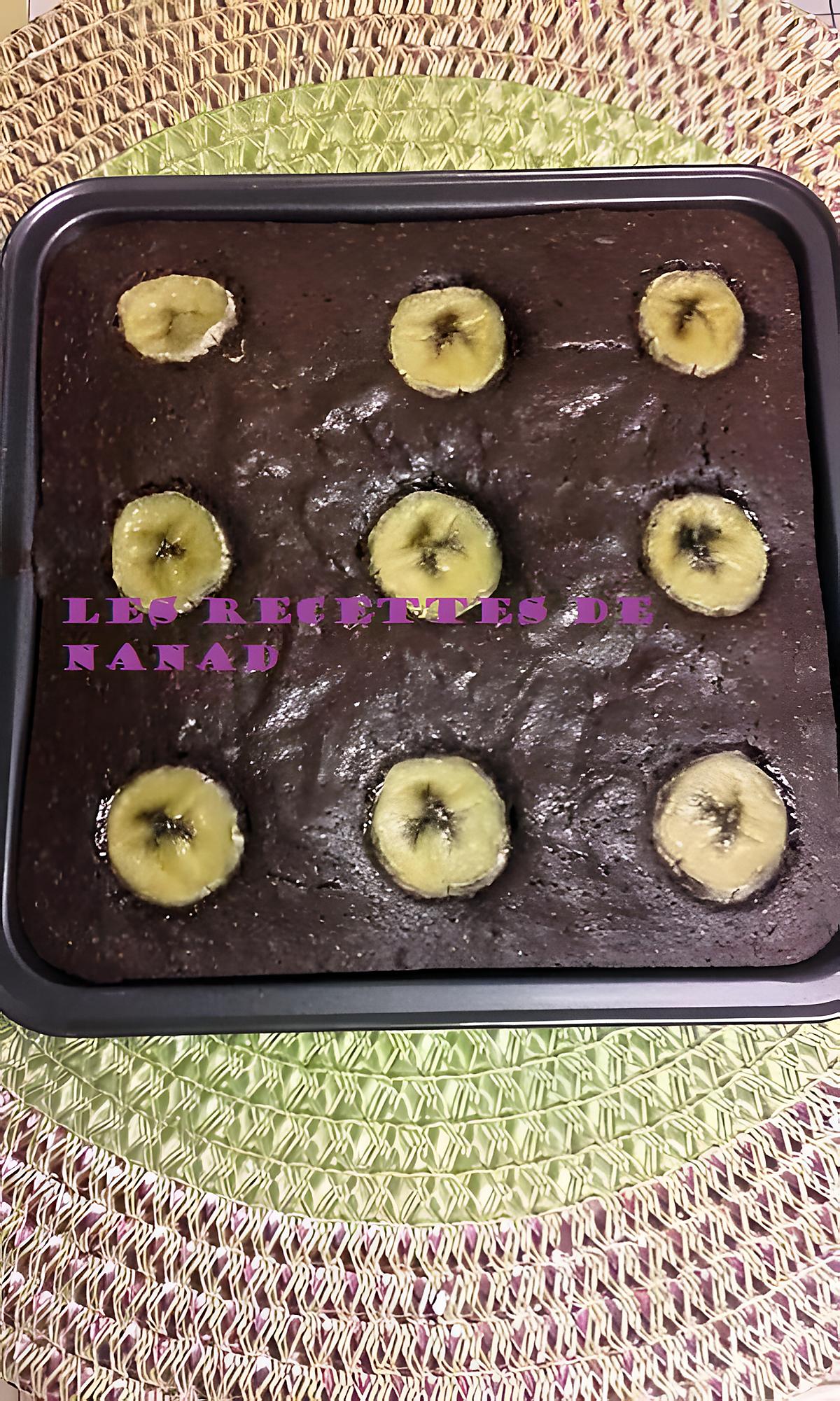 recette Fondant chocolat-banane