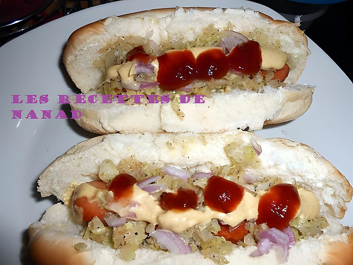 recette Mes hot dogs