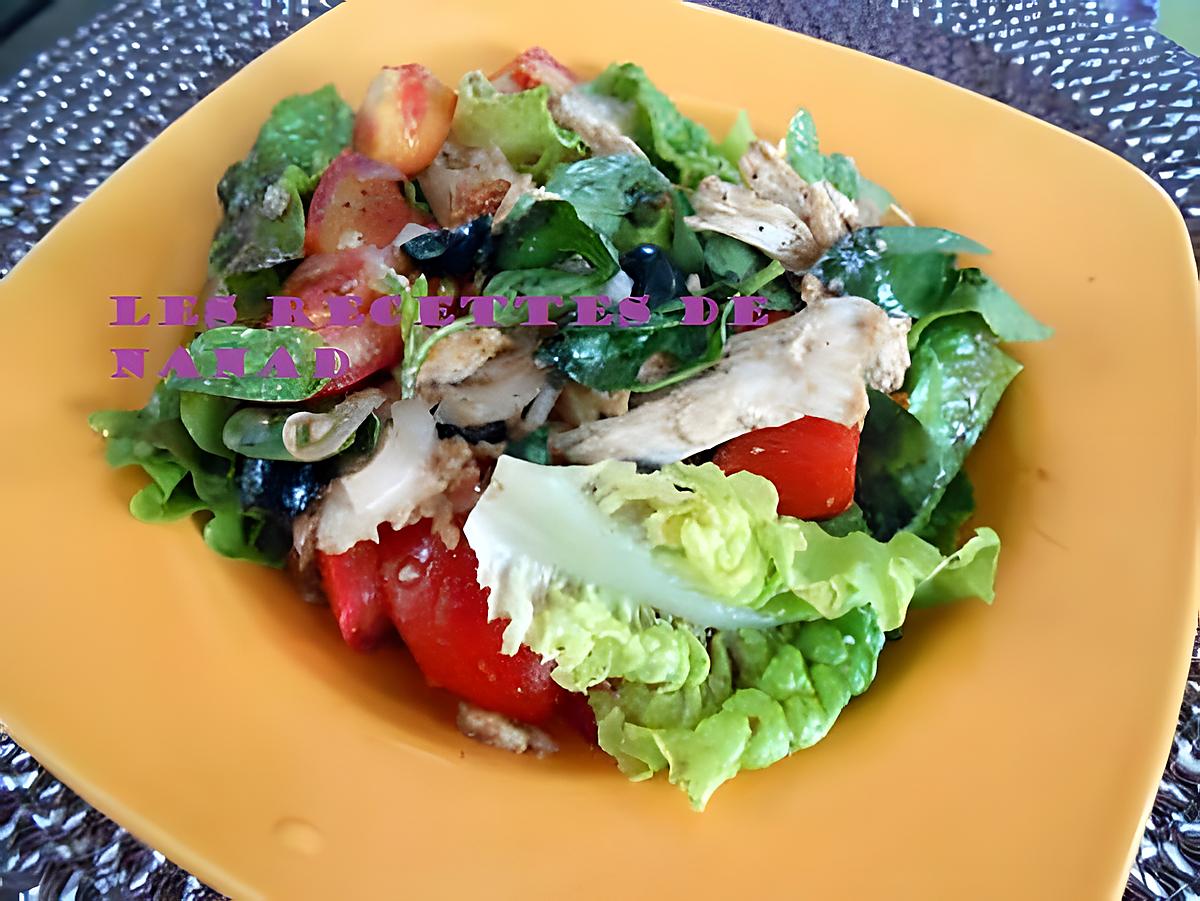 recette Salade au poulet KFC épicé