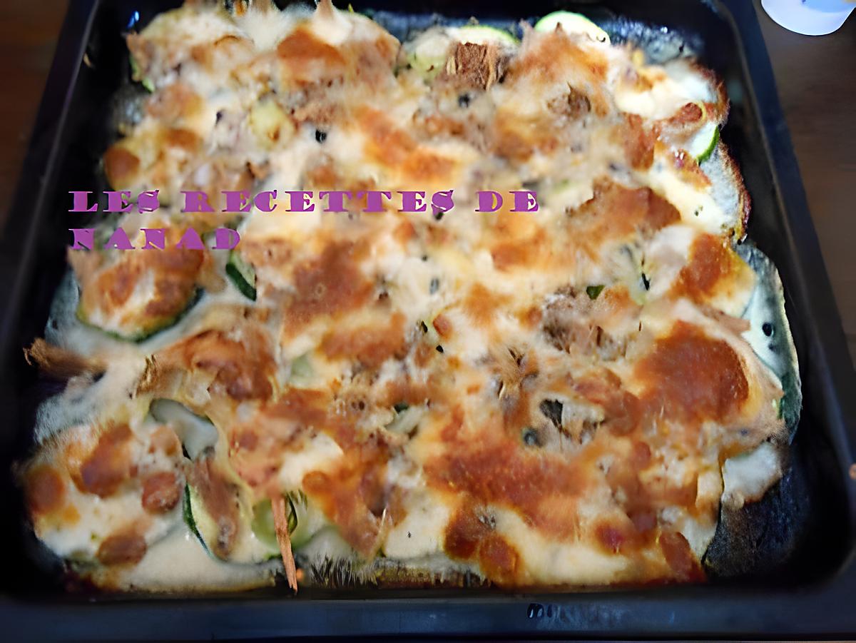 recette Courgette et thon gratinés