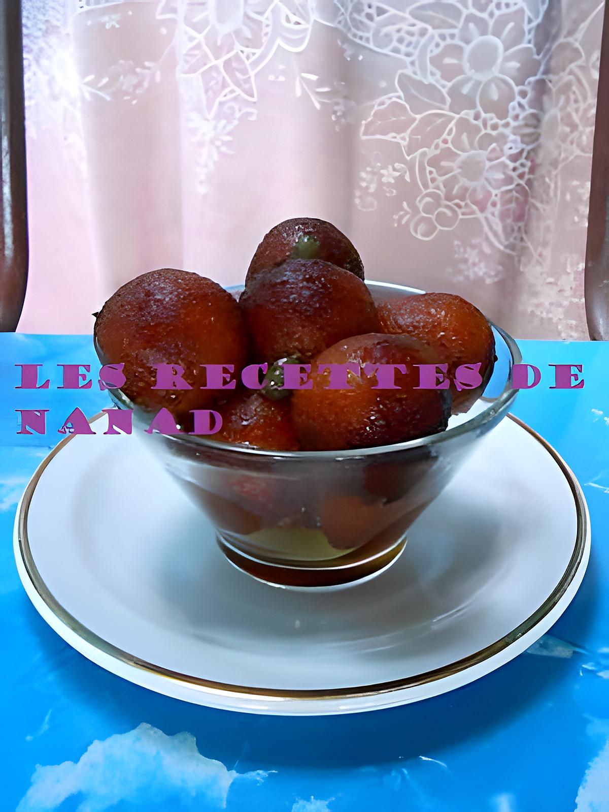 recette Rasgulla/gulab jamun (boules au lait et à la semoule)