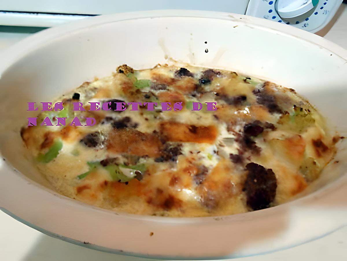 recette Clafoutis de chou-fleur au corned beef