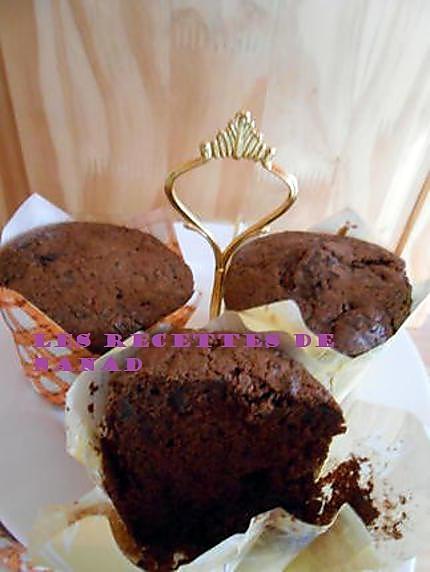 recette Muffins chocolat-cranberries