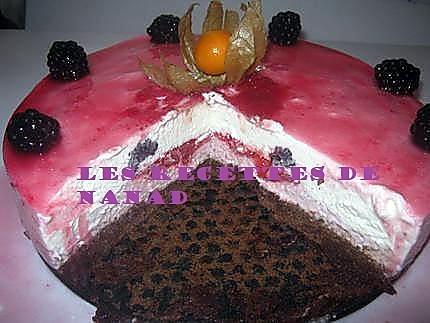 recette Entremet aux fruits rouges