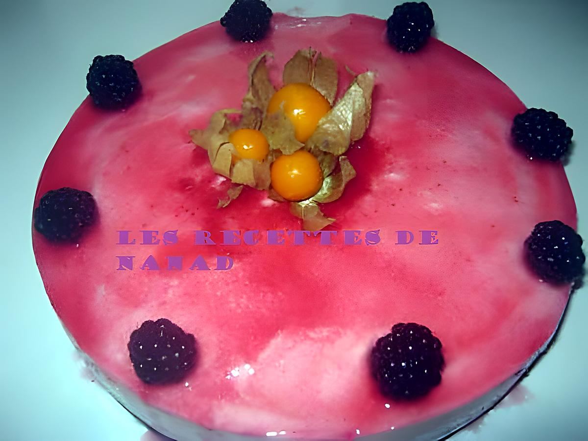 recette Entremet aux fruits rouges