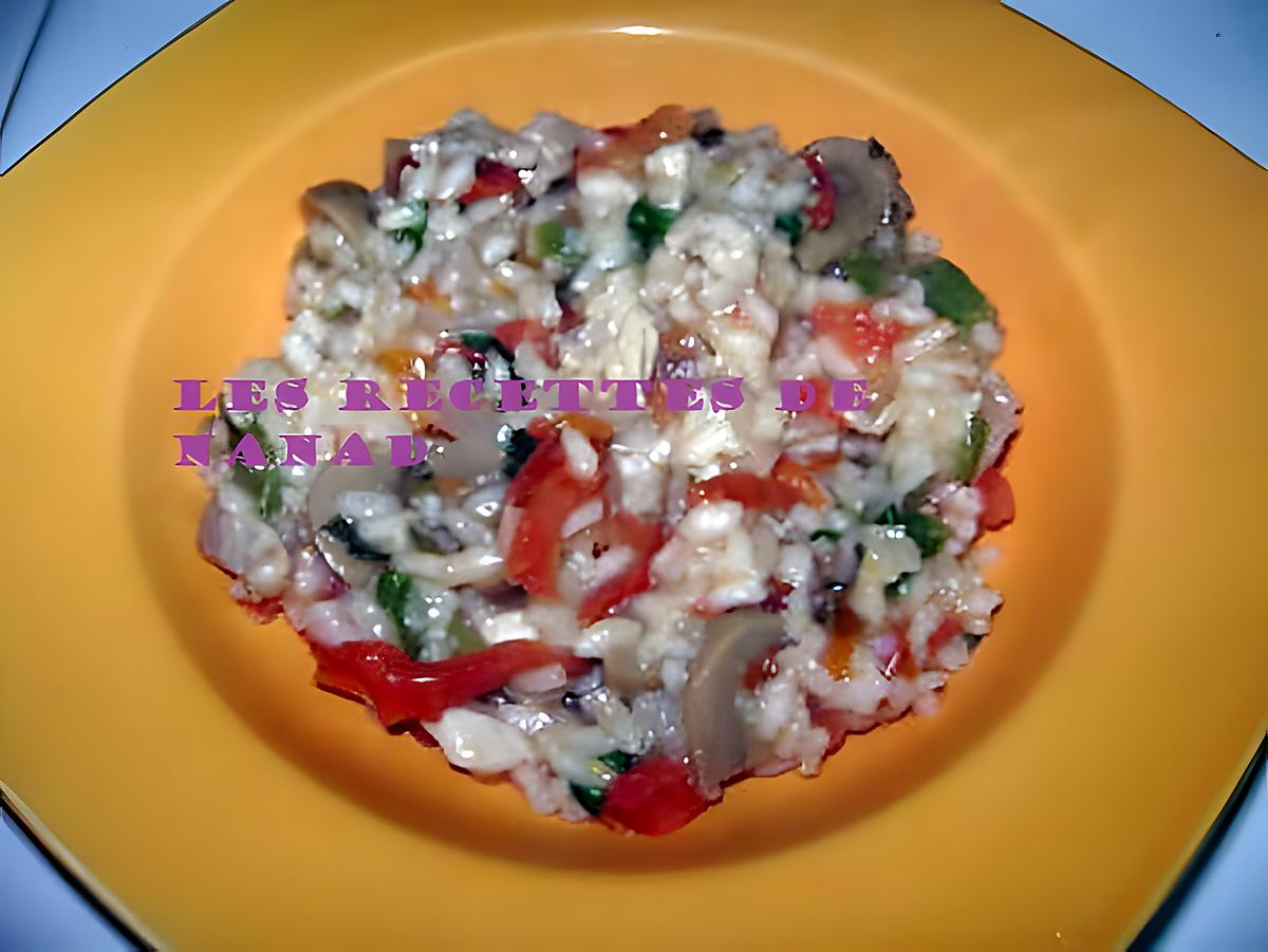 recette Risotto au chorizo et poulet