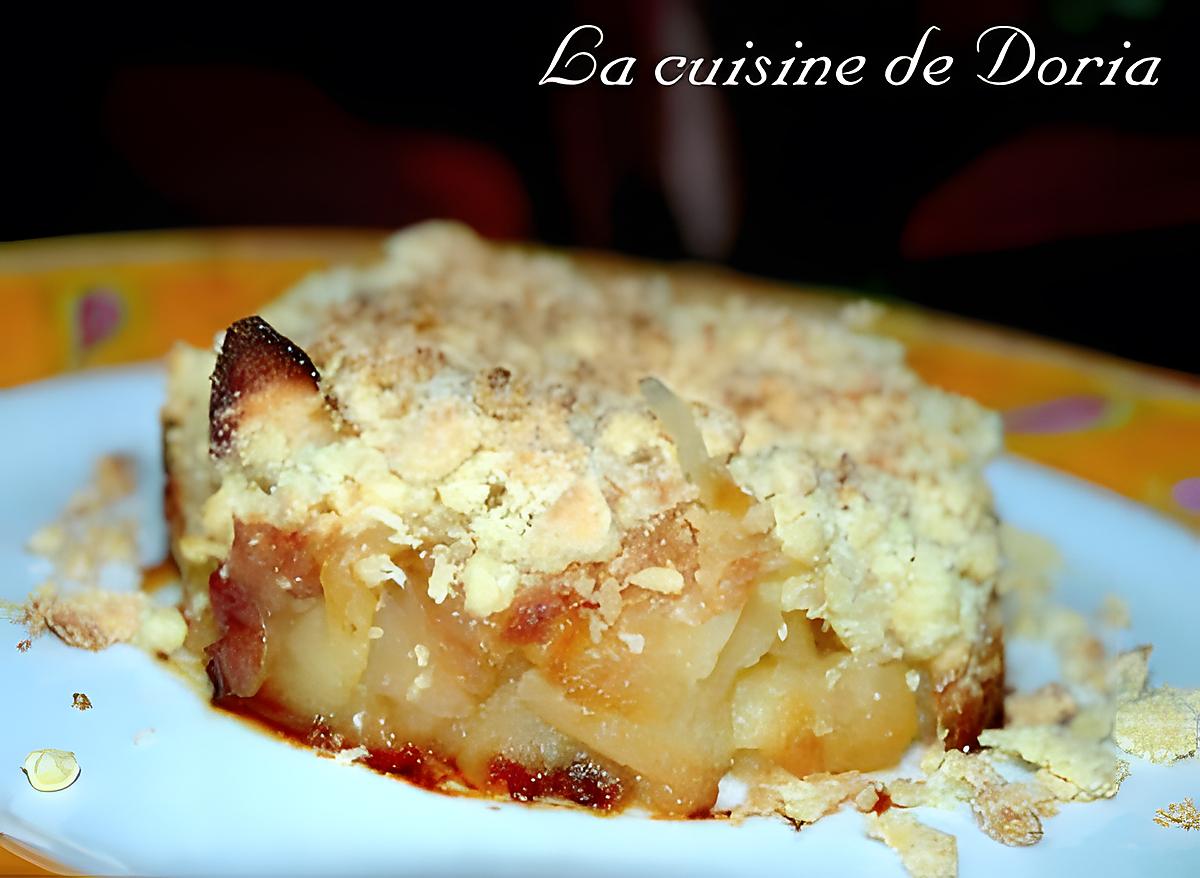 recette Crumble aux pommes