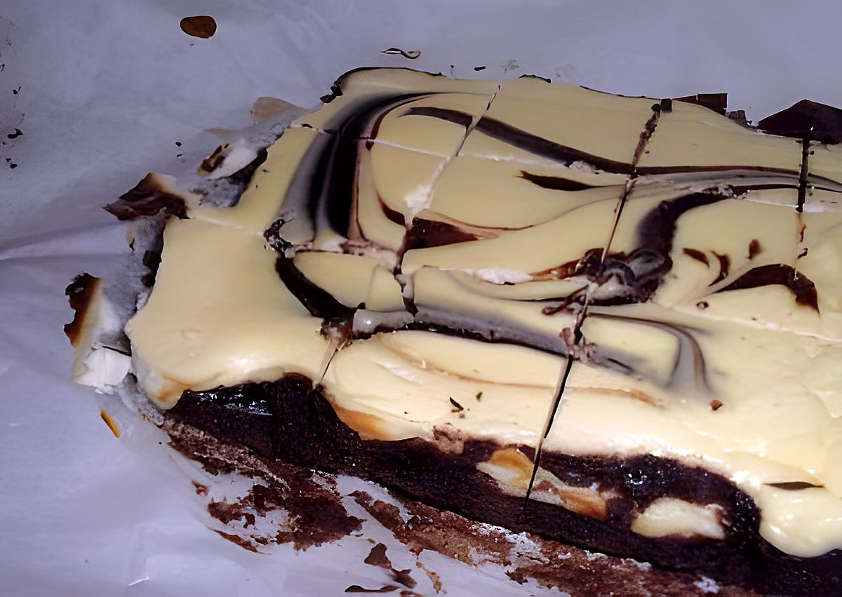 recette Brownie - Cheesecake