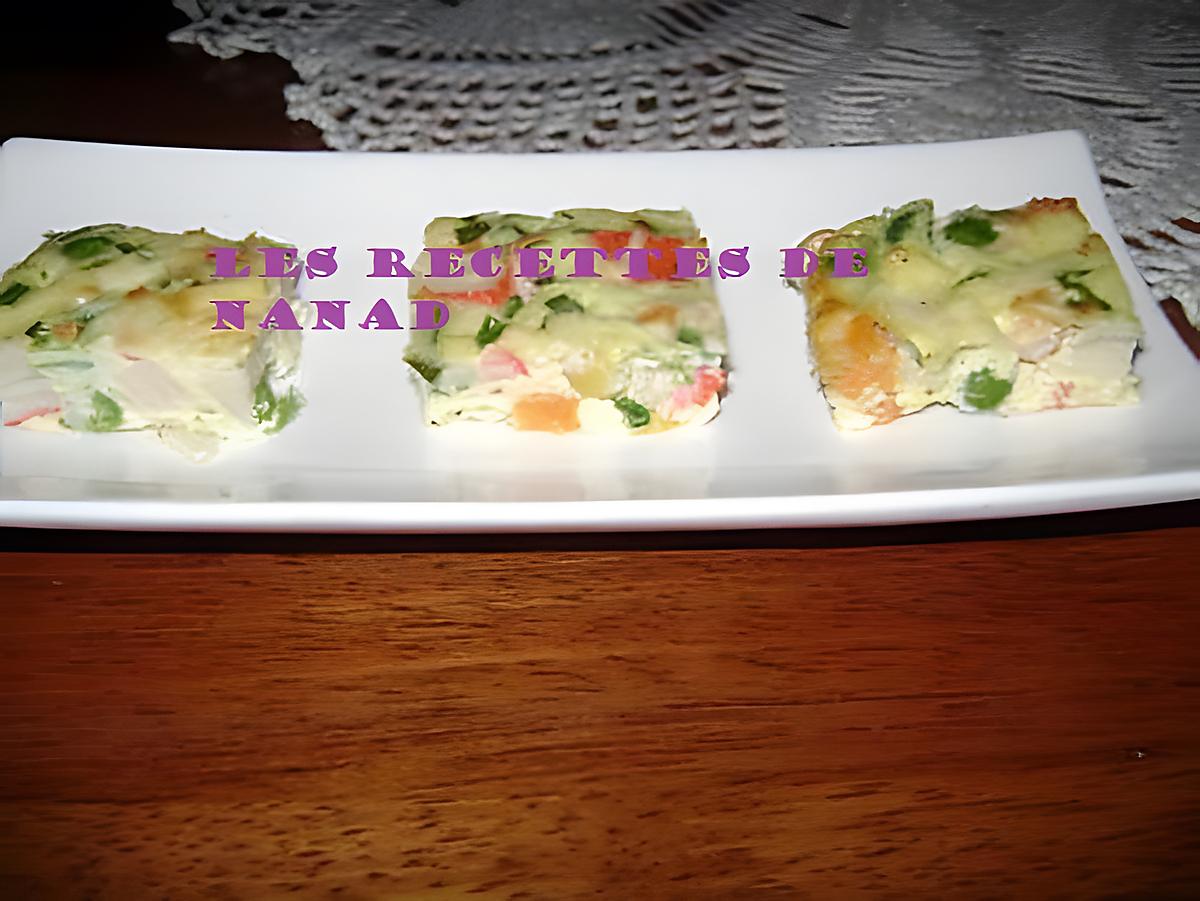 recette Bouchées de surimi et légumes