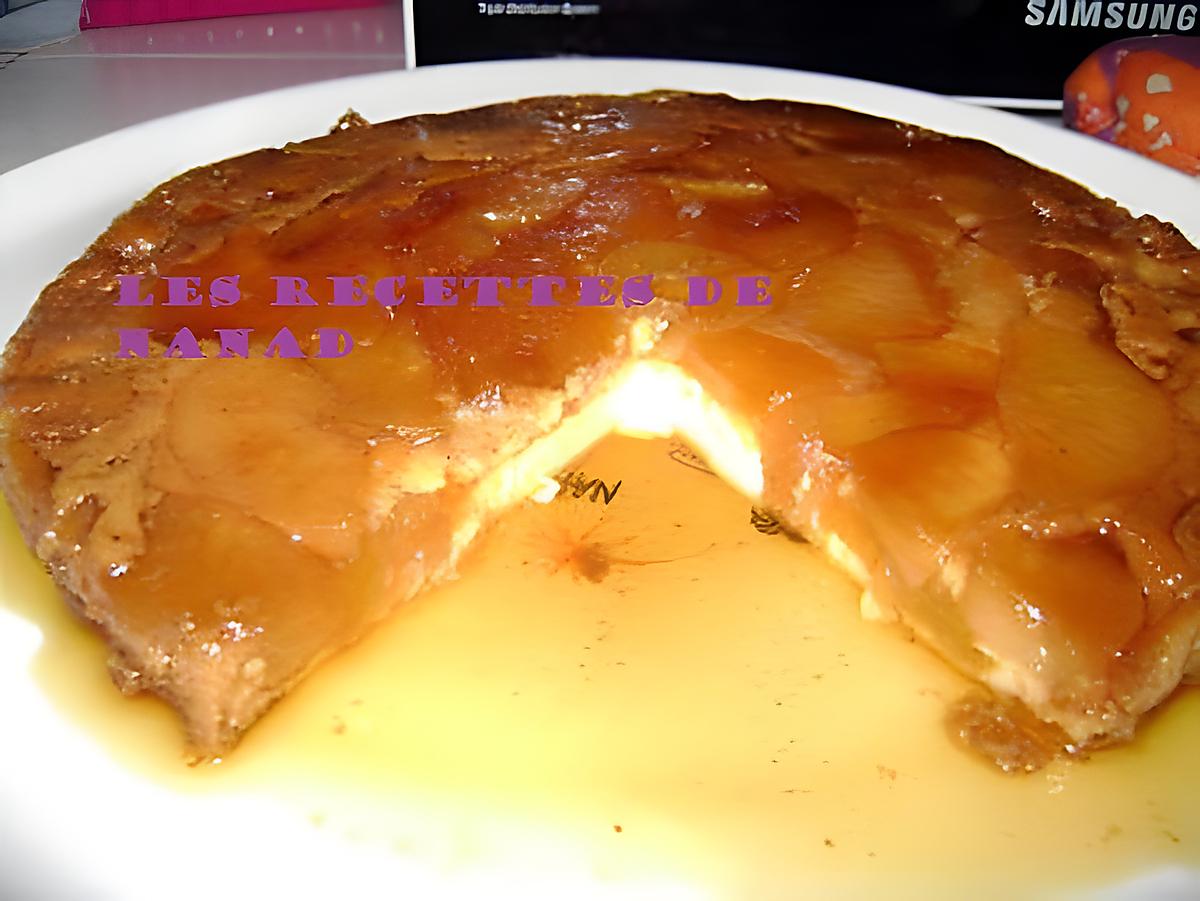 recette Mon flan tatin pomme,poire,abricot