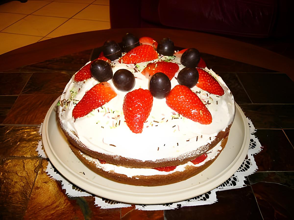 recette Gateau aux fraises