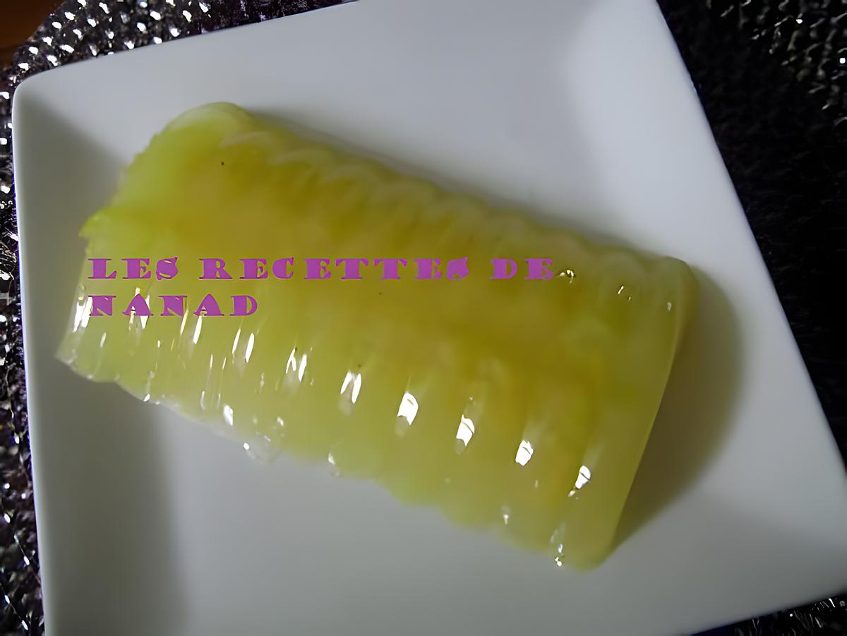 recette Jelly d'ananas de maman (sans gélatine)