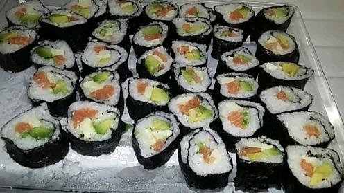 recette Sushis au saumon frais
