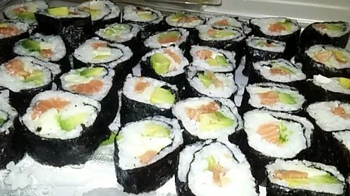 recette Sushis au saumon frais