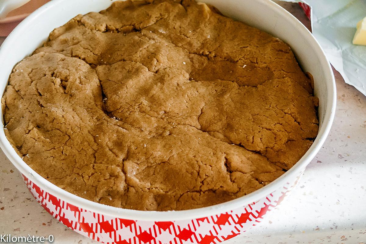 recette Gâteau renversé aux poires et à la farine de châtaignes