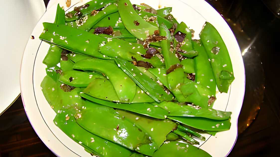 Recette de Pois mangetout sautés aux graines de sésame — free download