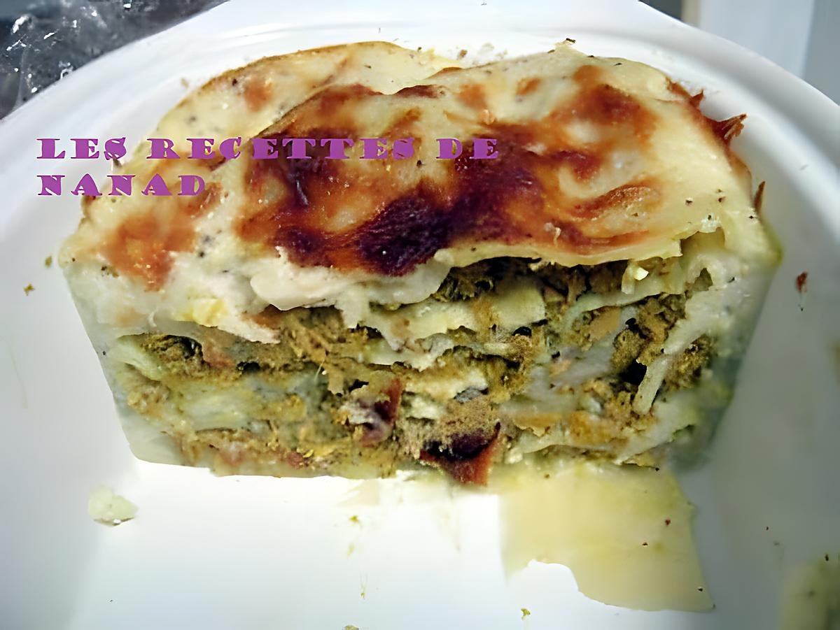 recette Lasagne au thon et sa crème de moutarde