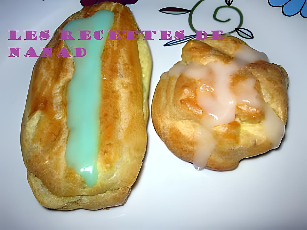 recette Eclairs et choux