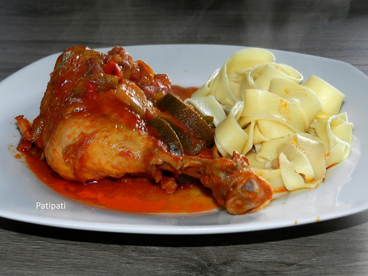 recette Les cuisses de poulet de Mamylou et ses rubans blancs