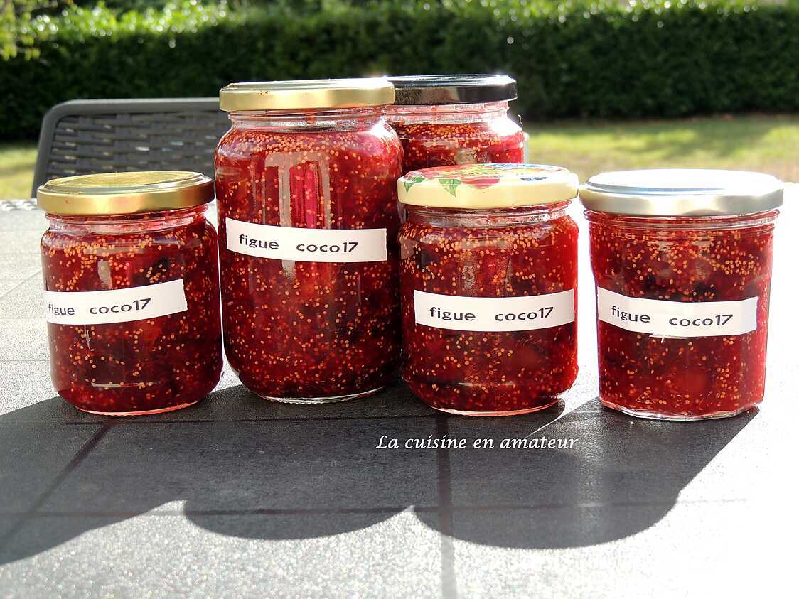 Recette de Confiture de figues à la noix de coco