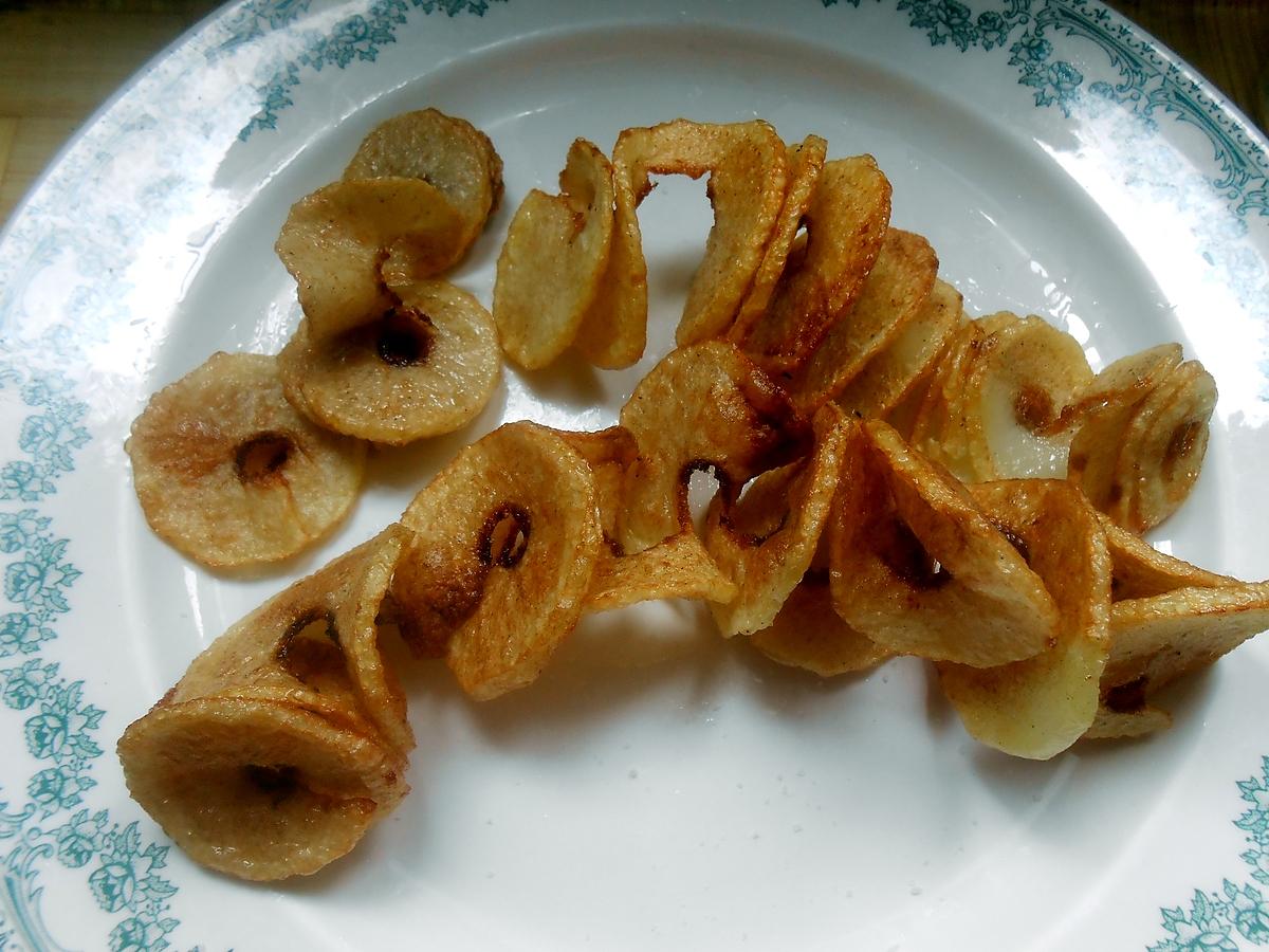 recette POMMES DE TERRE FRITES EN SPIRALE