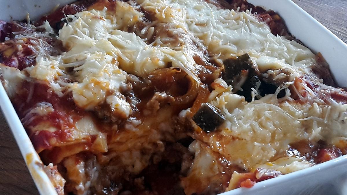 recette Lasagnes boeuf, aubergine et parmesan