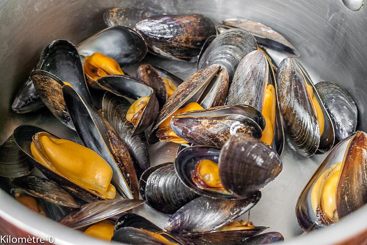 recette Soupe de potimarron aux lentilles et aux moules