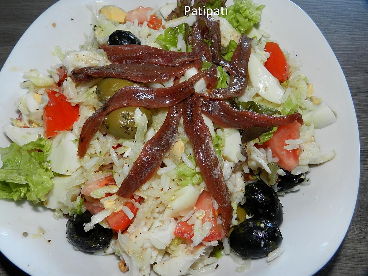 recette Saveurs de la mer en salade