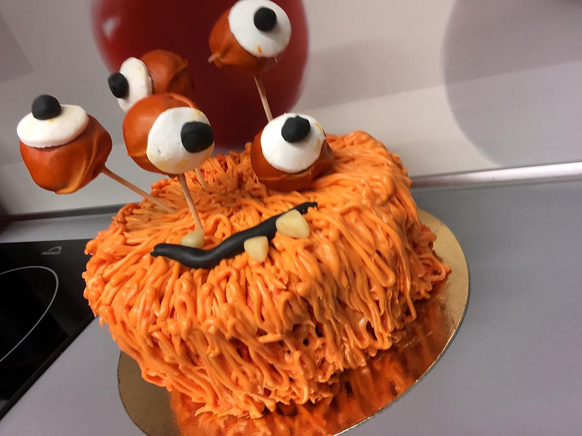 recette Gâteau Le Monstre d'Halloween