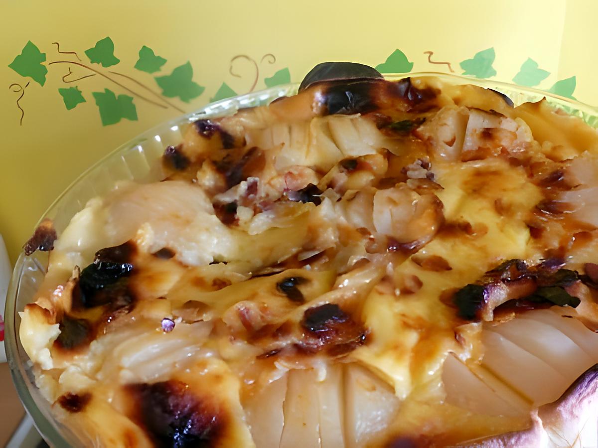 recette TARTE AMANDES ET POIRES